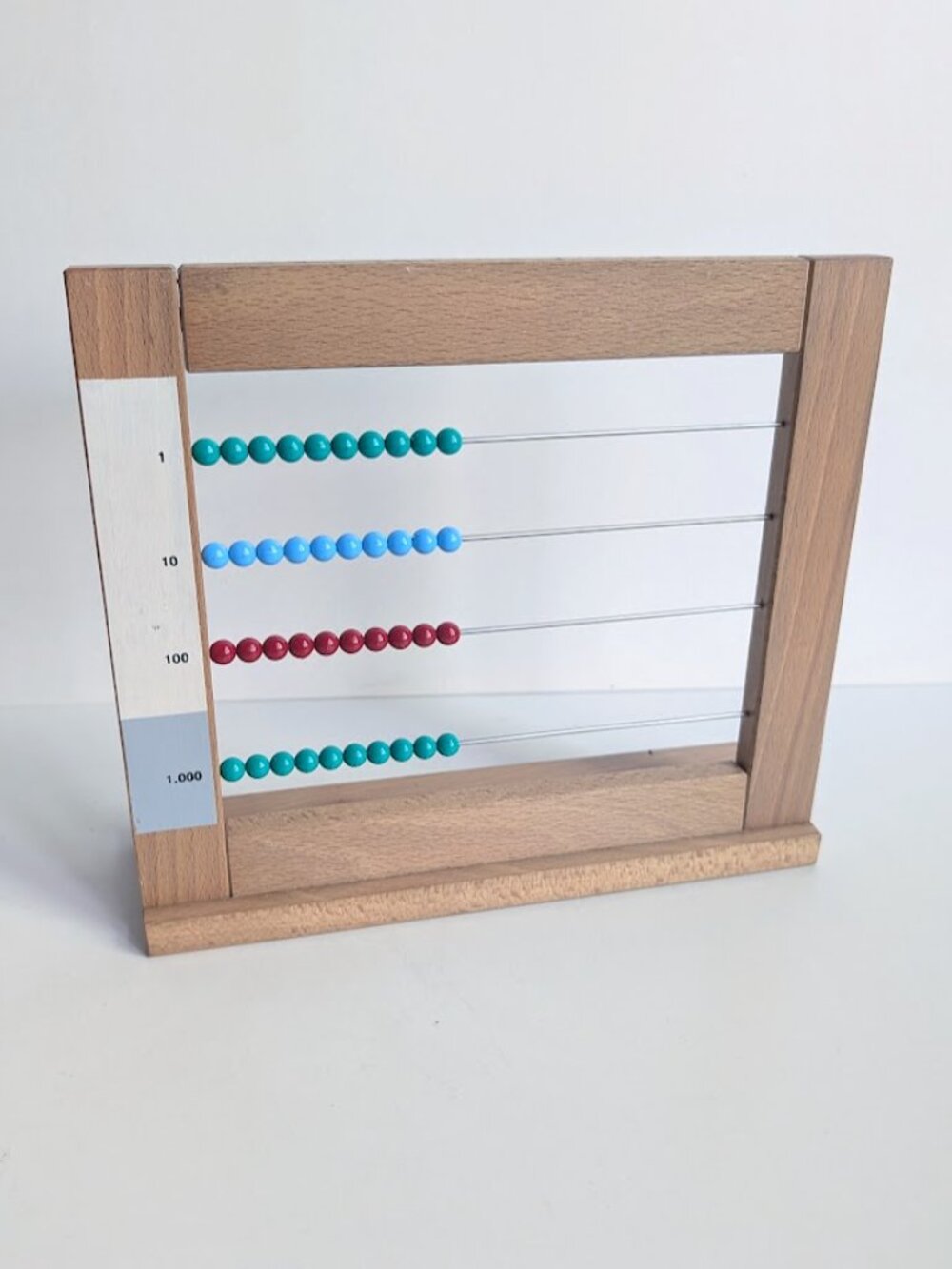 A-Montessori Small Bead Frame Wooden Math Abacus Educational Learning Toy - Picture 9 of 16